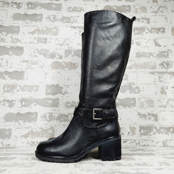 NEW Zodiac Women's Georgia Block-Heel Lug-Riding Boots M749 - Picture 1 of 11